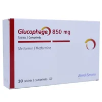 Glucophage-850mg-30-Tablets Glucophage 850 mg / غلوكوفاج 850ملغم