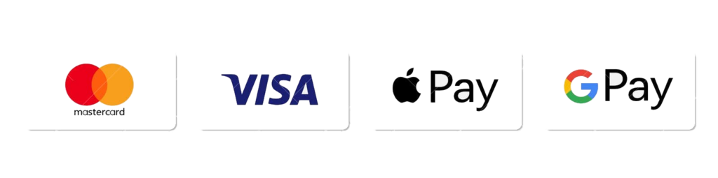 visa master apple google pay logos
